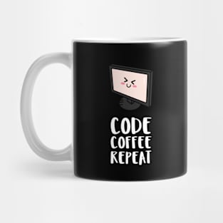 code coffee repeat Mug